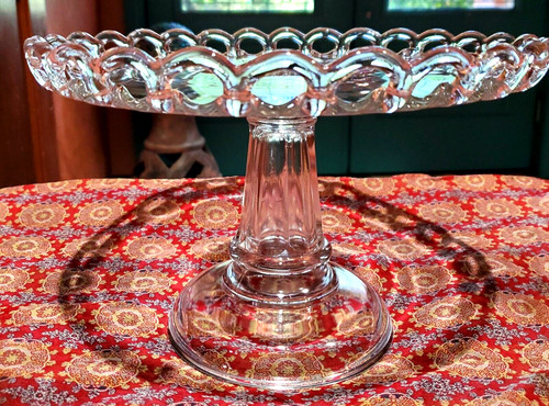 Cake stand pedestal - cake, lace